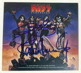 KISS BAND Signed Autograph DESTROYER CD Framed Gene Simmons Paul Stanley BAS COA