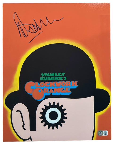 Malcolm McDowell Signed Autograph A CLOCKWORK ORANGE 11x14 Photo Beckett COA