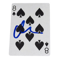 Matt Damon Signed Autograph Playing Card Rounders Movie 8 of Spades COA