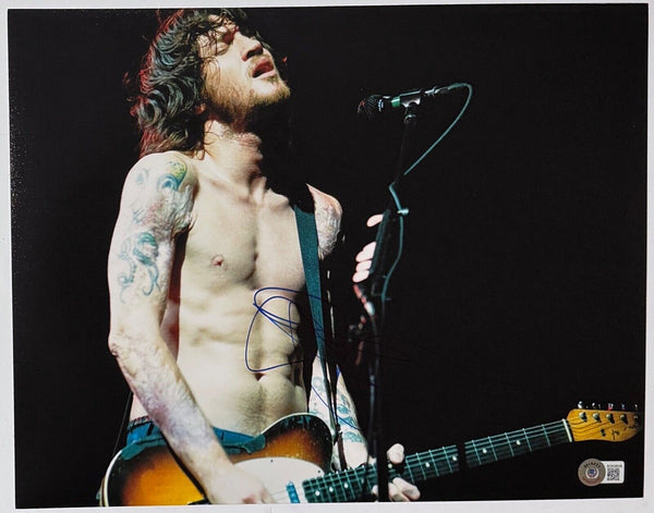 John Frusciante Signed Autograph 11x14 Photo RED HOT CHILI PEPPERS Beckett COA