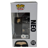Keanu Reeves Signed The Matrix Neo Funko Pop #1172 Autograph Beckett COA