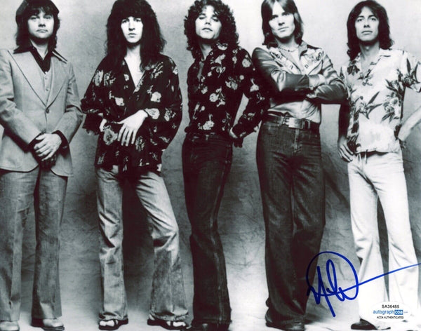 NEAL DOUGHTY REO SPEEDWAGON Signed Autograph 8x10 Photo Band Keyboardist ACOA