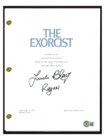 Linda Blair Signed Autograph THE EXORCIST Movie Script Screenplay REGAN BAS COA