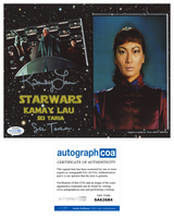 KAMAY LAU Signed STAR WARS Autograph 8x10 Photo The Phantom Menace ACOA COA