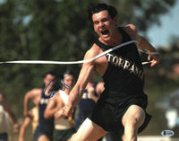 Jack O'Connell Signed 11x14 Photo Unbroken Louie Zamperini Autograph Beckett COA