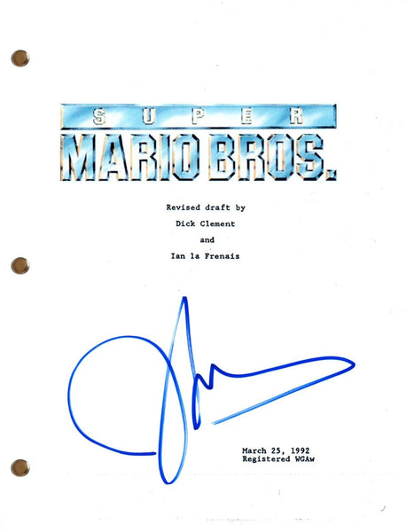 John Leguizamo Signed Autograph SUPER MARIO BROS. Movie Script Screenplay COA