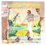 Bernie Taupin Signed Autograph Elton John Goodbye Yellow Brick Road Vinyl BAS