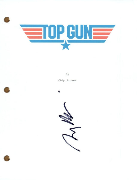 Jerry Bruckheimer TOP GUN Signed Autograph Movie Script Full Screenplay COA
