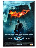 Christopher Nolan & Christian Bale Signed The Dark Knight 12x18 Poster Photo BAS