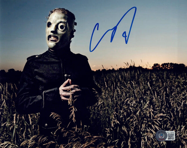 SLIPKNOT COREY TAYLOR Signed Autograph 8x10 Photo ALL HOPE IS GONE Beckett COA