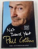 Phil Collins Signed Autograph NOT DEAD YET Book 1st Edition Genesis Beckett COA