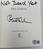 Phil Collins Signed Autograph NOT DEAD YET Book 1st Edition Genesis Beckett COA