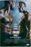 Jonathan Majors Creed III Signed Autograph 12x18 Movie Poster Photo Beckett COA