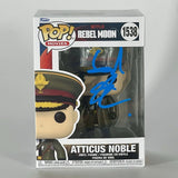 Ed Skrein Signed Funko Pop Rebel Moon Atticus Noble 1538 Autograph Beckett COA