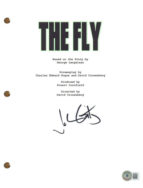 John Getz Signed Autograph The Fly Movie Script Full Screenplay Horror BAS COA