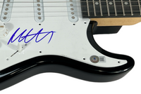 Matty Healy THE 1975 Band Signed Electric Guitar Autograph Matthew Matt BAS COA