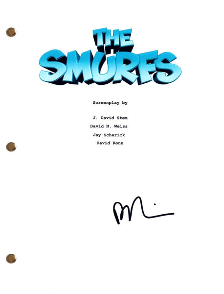 Fred Armisen Signed The Smurfs Autograph Movie Script Full Screenplay COA