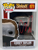 Corey Taylor Slipknot Signed Autograph Funko Pop Rocks #177 Proof Beckett COA