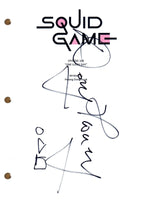 Hwang Dong-hyuk SQUID GAME Autograph Signed 'One Lucky Day' Episode Script COA