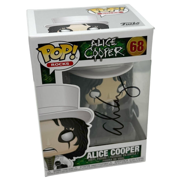 Alice Cooper Signed Autograph Funko Pop Rocks Figure #68 Beckett COA