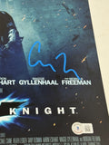 Christopher Nolan Signed Autograph The Dark Knight 12x18 Movie Poster BAS COA