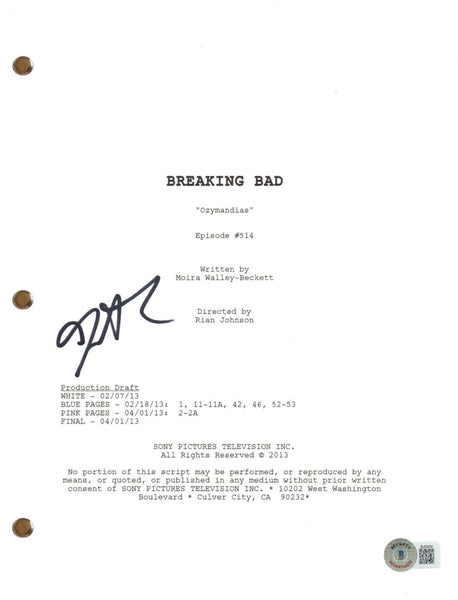 Jesse Plemons Signed Autograph Breaking Bad Ozymandias Episode Script BAS COA