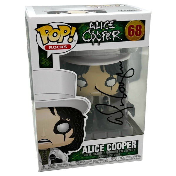 Alice Cooper Signed Autograph Funko Pop Rocks Figure #68 Beckett COA