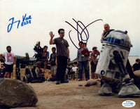 JJ Abrams & Jimmy Vee STAR WARS Signed Autograph 8x10 Photo Force Awakens ACOA