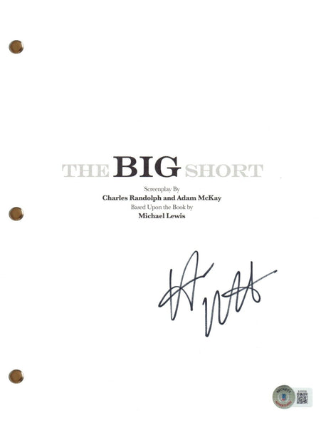Hamish Linklater Signed Autograph The Big Short Movie Script Screenplay BAS COA