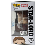 Chris Pratt Signed Star-Lord Funko Pop Guardians of The Galaxy Autograph Beckett
