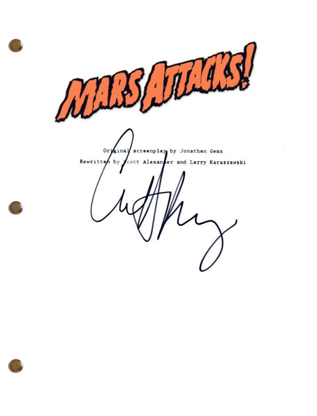 Annette Bening Mars Attacks! Signed Autographed Movie Script Full Screenplay COA