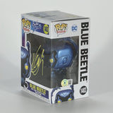 Xolo Mariduena Signed Funko Pop Blue Beetle #1403 Autograph Beckett COA