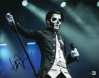 Tobias Forge Ghost Signed 11x14 Photo Papa Emeritus Band Autograph Beckett COA