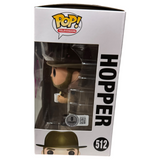 David Harbour Signed Hopper Funko Pop #512 Stranger Things Autograph Beckett COA