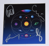 COLDPLAY Signed Autograph MUSIC OF THE SPHERES CD Framed Chris Martin ACOA COA