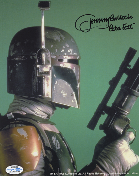 Jeremy Bulloch STAR WARS Signed Autograph 8x10 Photo Boba Fett ACOA COA