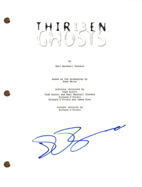 JR Bourne Thirteen Ghosts Signed Autograph Movie Script Screenplay Thir13en COA
