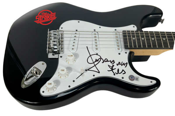 Julian Casablancas THE STROKES Signed Autograph Electric Guitar Beckett COA