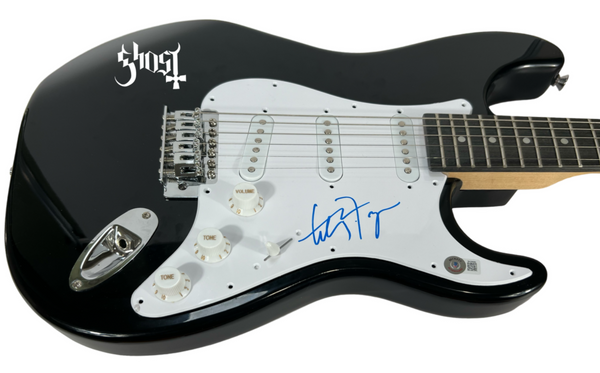Tobias Forge Ghost Band Signed Autograph Electric Guitar Papa Emeritus BAS COA