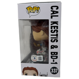 Cameron Monaghan Signed CAL KESTIS & BD-11 Funko Pop #337 Autograph Beckett COA