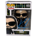 Keanu Reeves Signed The Matrix Neo Funko Pop #1172 Autograph Beckett COA