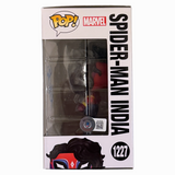 Karan Soni Signed Funko Pop Spider-Man India 1227 Spider-Verse Autograph BAS COA