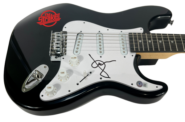 Julian Casablancas THE STROKES Signed Autograph Electric Guitar Beckett COA