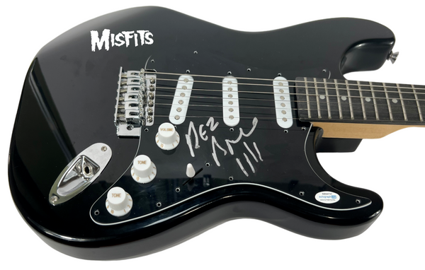 Dez Cadena MISFITS Signed Autograph Electric Guitar Band Singer ACOA COA