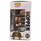 David Harbour Signed Hopper Funko Pop #512 Stranger Things Autograph Beckett COA