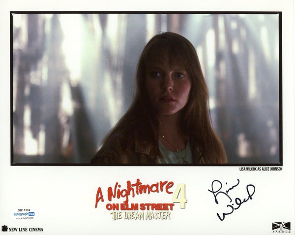 Lisa Wilcox Signed Autograph 8x10 Photo A NIGHTMARE ON ELM STREET 4 Horror ACOA