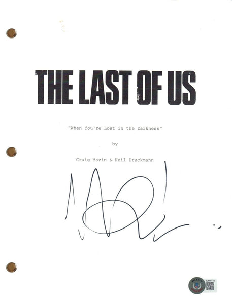 Neil Druckmann THE LAST OF US Signed Autograph Pilot Episode Script Beckett COA