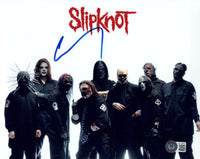 Corey Taylor Signed SLIPKNOT Autograph 8x10 Photo Singer Beckett Witnessed COA