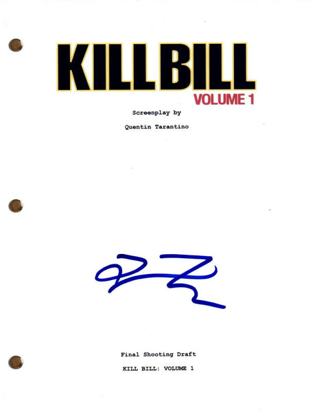 Quentin Tarantino Signed Autograph Kill Bill Volume 1 Script Full Screenplay COA