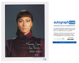 KAMAY LAU Signed STAR WARS Autograph 8x10 Photo The Phantom Menace ACOA COA